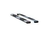 O-Mega II 6-Inch Wheel-to-Wheel Oval Side Step Bars; Body Mount; Silver (02-08 RAM 1500 Regular Cab)