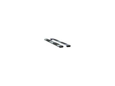 O-Mega II 6-Inch Wheel-to-Wheel Oval Side Step Bars; Body Mount; Silver (02-08 RAM 1500 Regular Cab)