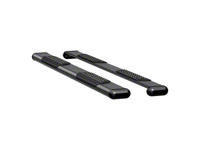 O-Mega II 6-Inch Wheel-to-Wheel Oval Side Step Bars; Body Mount; Textured Black (02-08 RAM 1500 Regular Cab)