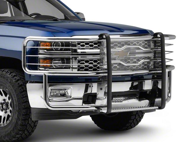Prowler Max Grille Guard; Polished Stainless (14-15 Silverado 1500)