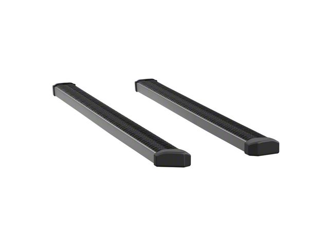 SlimGrip 5-Inch Running Boards; Textured Black (07-18 Sierra 1500 Extended/Double Cab)