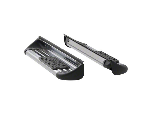 Stainless Side Entry Running Boards; Polished (15-24 F-150 Regular Cab)