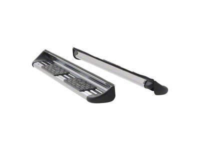 Stainless Side Entry Running Boards; Polished (15-25 F-150 SuperCab)