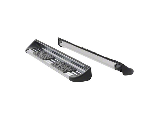 Stainless Side Entry Running Boards; Polished (15-24 F-150 SuperCab)