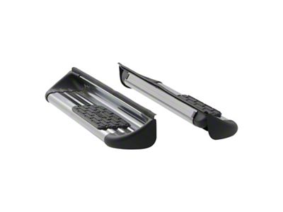 Stainless Side Entry Running Boards; Rocker Mount; Polished (09-18 RAM 1500 Regular Cab)