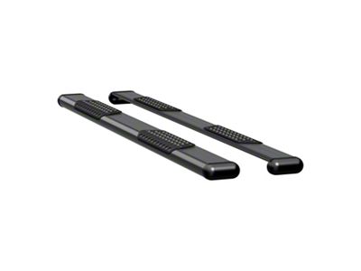 O-Mega II 6-Inch Oval Side Step Bars; Textured Black (17-25 F-250 Super Duty SuperCrew)