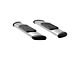 Regal 7-Inch Oval Side Step Bars; Polished Stainless (17-24 F-250 Super Duty Regular Cab)