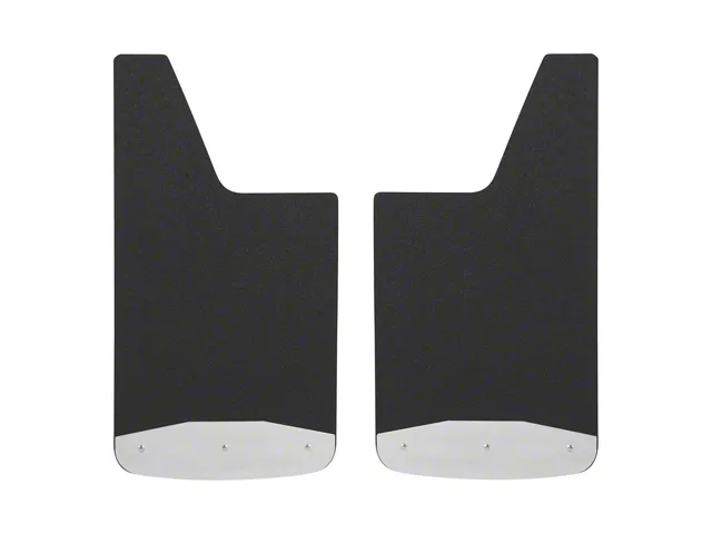 Textured Rubber Mud Guards; Front or Rear; 12-Inch x 20-Inch (17-24 F-250 Super Duty)