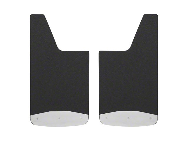 Textured Rubber Mud Guards; Front or Rear; 12-Inch x 23-Inch (17-24 F-250 Super Duty)
