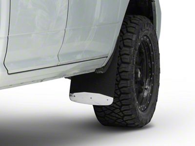 Textured Rubber Mud Guards; Front; 12-Inch x 23-Inch (09-18 RAM 1500)
