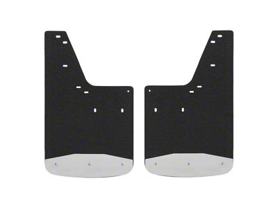 Textured Rubber Mud Guards; Front or Rear; 12-Inch x 20-Inch (02-08 RAM 1500)
