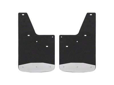 Textured Rubber Mud Guards; Front or Rear; 12-Inch x 20-Inch (07-13 Sierra 1500)