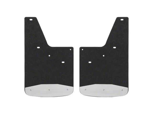 Textured Rubber Mud Guards; Front or Rear; 12-Inch x 20-Inch (07-13 Sierra 1500)
