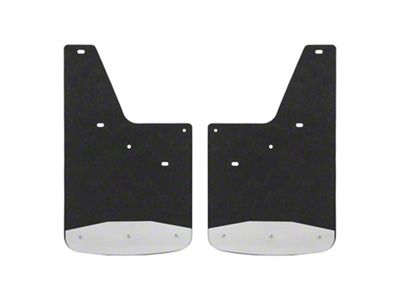 Textured Rubber Mud Guards; Front or Rear; 12-Inch x 20-Inch (07-13 Silverado 1500)