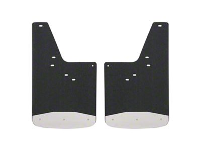 Textured Rubber Mud Guards; Front or Rear; 12-Inch x 20-Inch (14-18 Sierra 1500)