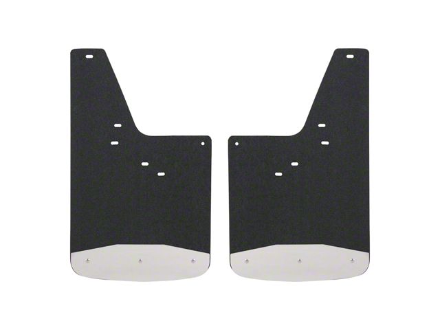 Textured Rubber Mud Guards; Front or Rear; 12-Inch x 20-Inch (14-18 Sierra 1500)