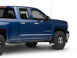 Textured Rubber Mud Guards; Front or Rear; 12-Inch x 20-Inch (14-18 Silverado 1500)