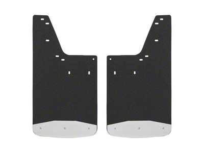 Textured Rubber Mud Guards; Front or Rear; 12-Inch x 23-Inch (02-08 RAM 1500)