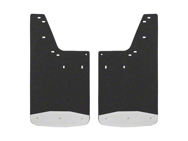 Textured Rubber Mud Guards; Front or Rear; 12-Inch x 23-Inch (02-08 RAM 1500)