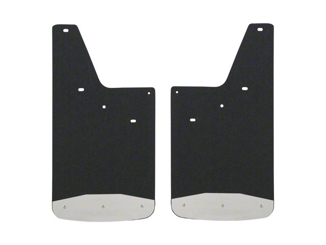 Textured Rubber Mud Guards; Front or Rear; 12-Inch x 23-Inch (07-13 Silverado 1500)
