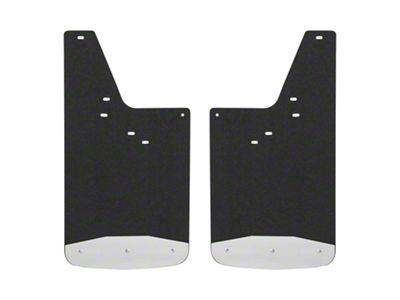 Textured Rubber Mud Guards; Front or Rear; 12-Inch x 23-Inch (14-18 Sierra 1500)