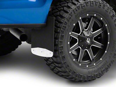 Textured Rubber Front or Rear Mud Guards; 12-Inch x 23-Inch (15-20 F-150)