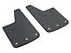 Textured Rubber Mud Guards; Rear; 12-Inch x 20-Inch (09-18 RAM 1500)