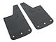 Textured Rubber Mud Guards; Rear; 12-Inch x 23-Inch (09-18 RAM 1500)