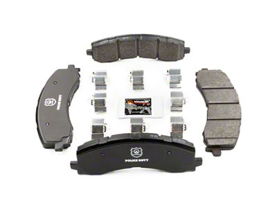 Magma Brakes Police Duty Semi-Metallic Brake Pads; Front Pair (21-25 F-150)