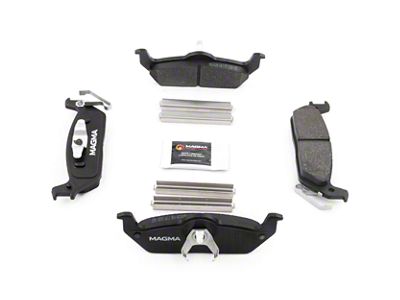 Magma Brakes Premium Semi-Metallic Brake Pads; Rear Pair (04-11 F-150)
