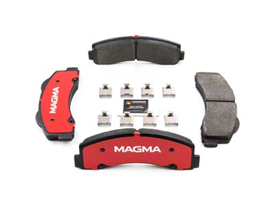 Magma Brakes Severe Duty Semi-Metallic Brake Pads; Front Pair (10-14 F-150)