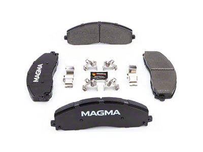 Magma Brakes Premium Semi-Metallic Brake Pads; Front Pair (13-22 F-250 Super Duty)