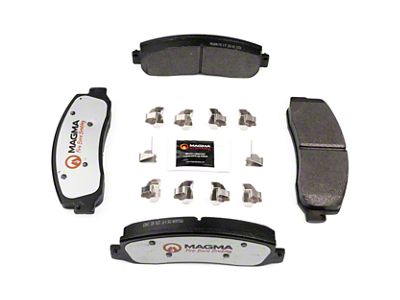 Magma Brakes Pro-Series Semi-Metallic Brake Pads; Front Pair (05-07 F-250 Super Duty)