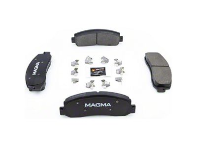 Magma Brakes Premium Semi-Metallic Brake Pads; Front Pair (05-07 F-350 Super Duty)