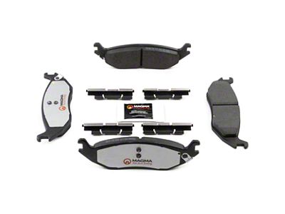 Magma Brakes Pro-Series Ceramic Brake Pads; Rear Pair (02-03 RAM 1500)