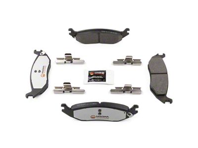 Magma Brakes Pro-Series Semi-Metallic Brake Pads; Rear Pair (02-03 RAM 1500)
