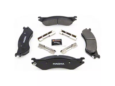 Magma Brakes Premium Semi-Metallic Brake Pads; Front Pair (01-08 RAM 2500)