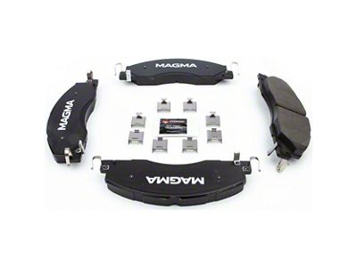 Magma Brakes Premium Semi-Metallic Brake Pads; Front Pair (09-18 RAM 2500)
