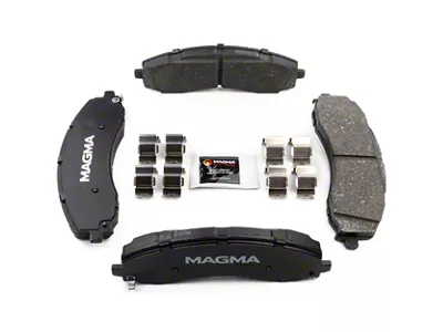 Magma Brakes Premium Semi-Metallic Brake Pads; Front Pair (19-25 RAM 2500)