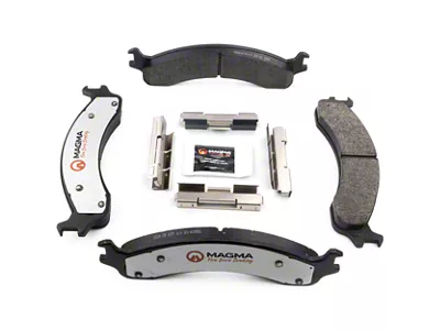 Magma Brakes Pro-Series Semi-Metallic Brake Pads; Front Pair (00-02 RAM 2500)