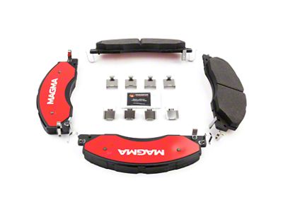 Magma Brakes Severe Duty Semi-Metallic Brake Pads; Front Pair (09-18 RAM 2500)