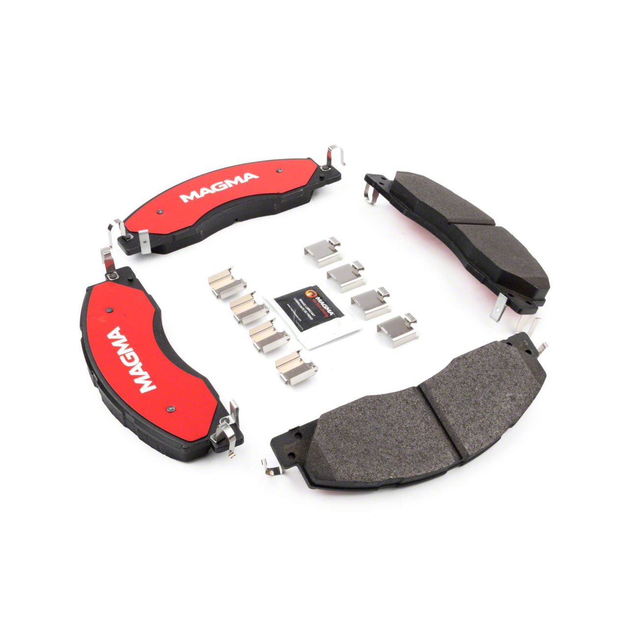 Magma Brakes RAM 2500 Severe Duty Semi-Metallic Brake Pads; Front