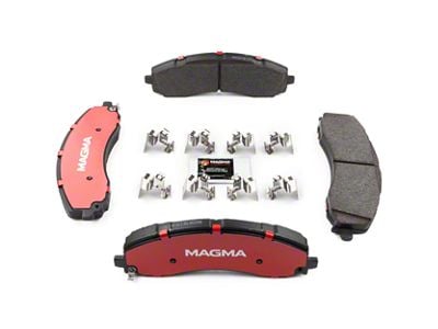 Magma Brakes Severe Duty Semi-Metallic Brake Pads; Front Pair (19-25 RAM 2500)