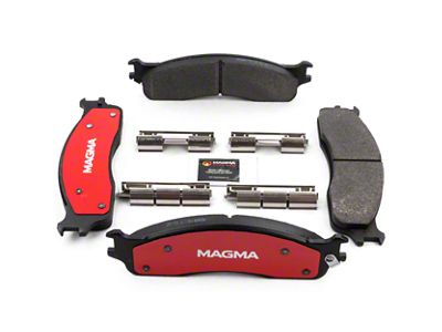 Magma Brakes Severe Duty Semi-Metallic Brake Pads; Front Pair (03-08 RAM 2500)