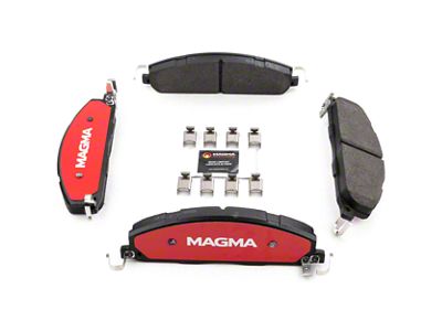 Magma Brakes Severe Duty Semi-Metallic Brake Pads; Rear Pair (09-18 RAM 2500)