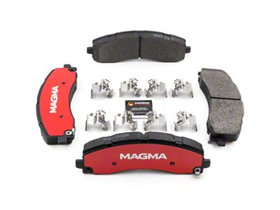 Magma Brakes Severe Duty Semi-Metallic Brake Pads; Rear Pair (19-25 RAM 2500)