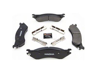 Magma Brakes Premium Semi-Metallic Brake Pads; Front Pair (01-08 RAM 3500)