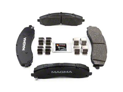 Magma Brakes Premium Semi-Metallic Brake Pads; Front Pair (19-25 RAM 3500)