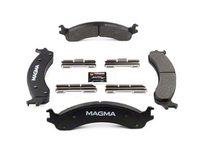 Magma Brakes Premium Semi-Metallic Brake Pads; Front Pair (00-02 RAM 3500)
