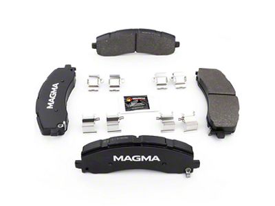 Magma Brakes Premium Semi-Metallic Brake Pads; Rear Pair (19-25 RAM 3500 SRW)